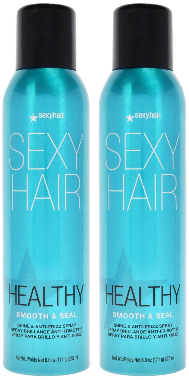 Main image of Sexy Hair Healthy Smooth and Seal Anti-Frizz Spray by Sexy Hair for Unisex - 6 oz Hair Spray - Pack of 2