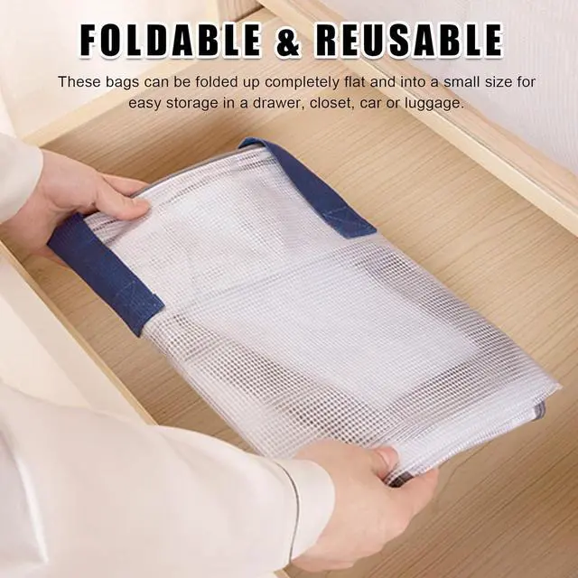 Alt view image 4 of 6 - Clear Storage Bags with Zipper, 75L Extra Large Capacity - Closet, Underbed Storage Organizer for Clothes, Bedding, Comforter, Toys, Pillow & Blanket (2)