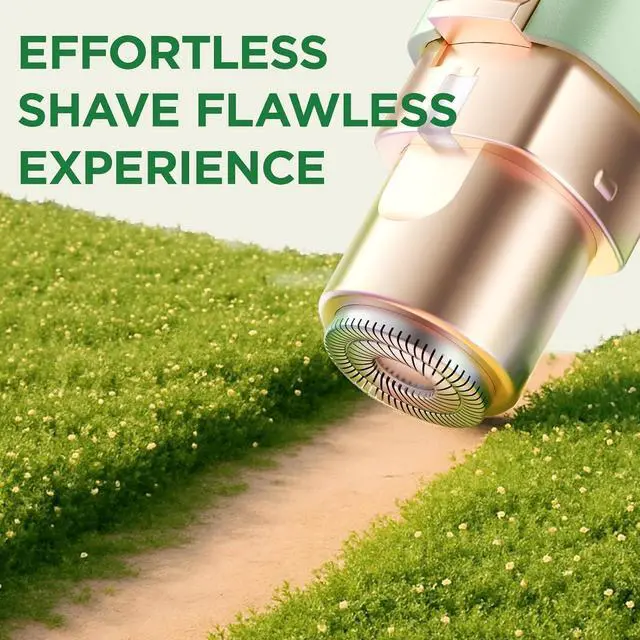 Alt view image 7 of 7 - VOGCREST Hair Trimmer, 2 in 1 Facial Hair Remover & Eyebrow Trimmer for Women - Rechargeable, Portable, LED Light