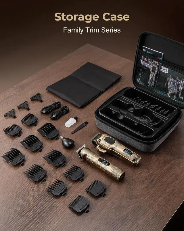 Alt view image 6 of 7 - Hair Clippers for Men Professional, Cordless Hair Clippers for Hair Cutting, Mens Clippers and Trimmers Set, Electric Hair Trimmer for Men with Package Box