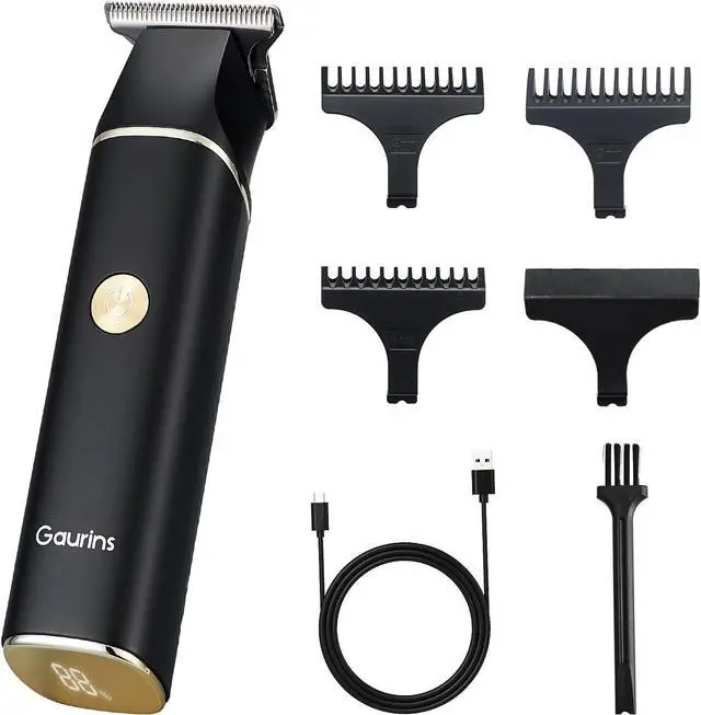Main image of Hair Trimmer for Men, Beard Trimmer for Men Professional, Electric Razor Shavers Zero Gapped T Blade Edgers Liners, Barber Clippers for Hair Cutting Mustache Facial with LCD Display Gifts for Men