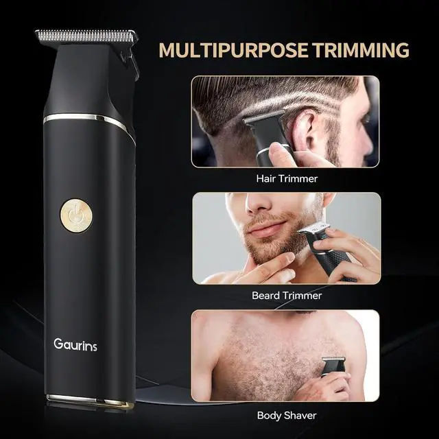 Alt view image 6 of 7 - Hair Trimmer for Men, Beard Trimmer for Men Professional, Electric Razor Shavers Zero Gapped T Blade Edgers Liners, Barber Clippers for Hair Cutting Mustache Facial with LCD Display Gifts for Men