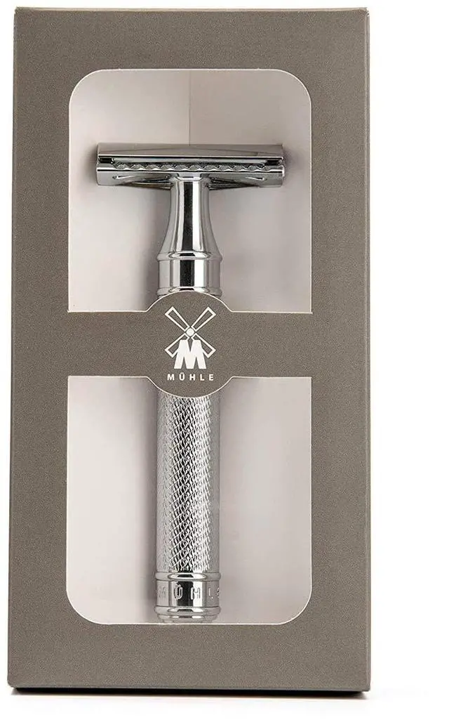 Alt view image 4 of 7 - MÜHLE TRADITIONAL R89 Double Edge Safety Razor (Closed Comb) | Perfect for Everyday Use | Barbershop Quality Close Smooth Shave | Luxury Razor for Men