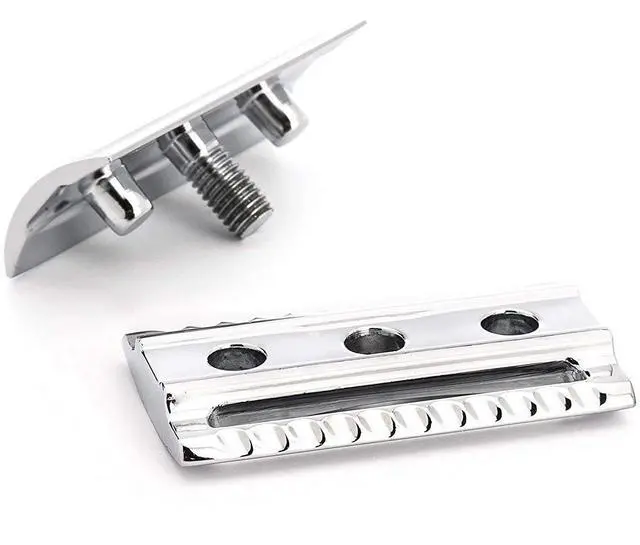 Alt view image 6 of 7 - MÜHLE TRADITIONAL R89 Double Edge Safety Razor (Closed Comb) | Perfect for Everyday Use | Barbershop Quality Close Smooth Shave | Luxury Razor for Men