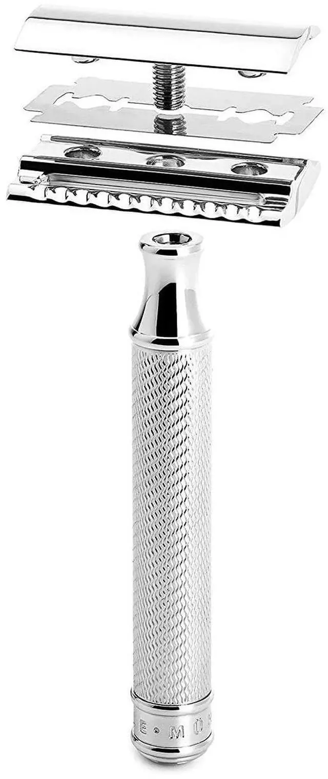Alt view image 3 of 7 - MÜHLE TRADITIONAL R89 Double Edge Safety Razor (Closed Comb) | Perfect for Everyday Use | Barbershop Quality Close Smooth Shave | Luxury Razor for Men