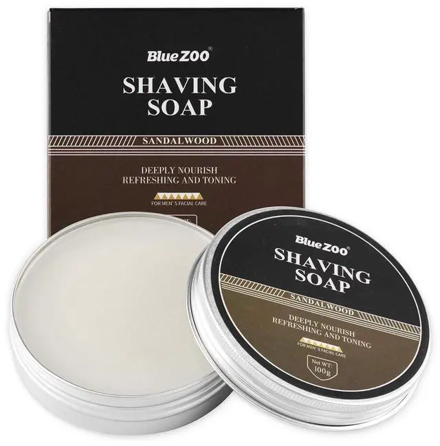 Alt view image 4 of 7 - Aethland Mens Shaving Brush Set, Include 100g Shaving Soap, Soft Hair Shaving Brush Stand Stainless Steel with Bowl Kit for Men Gift Set