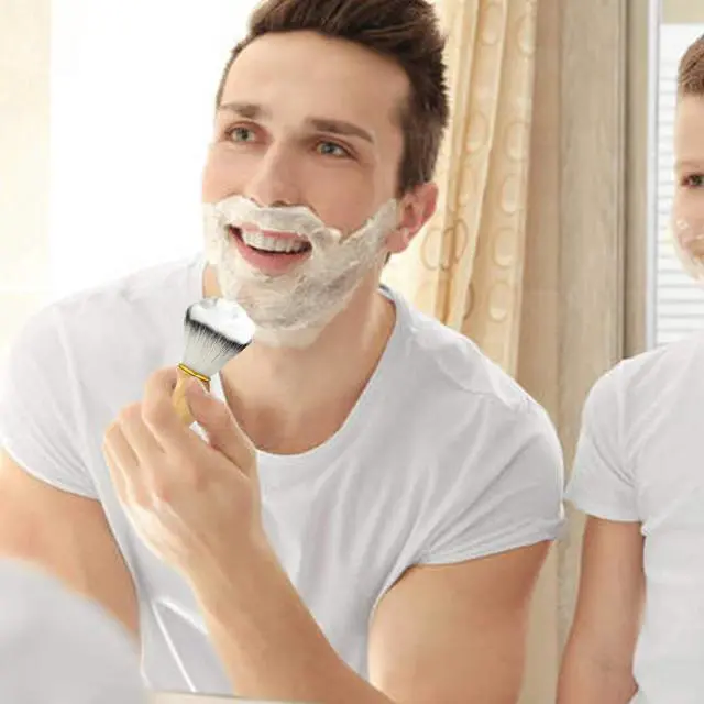 Alt view image 6 of 7 - Aethland Mens Shaving Brush Set, Include 100g Shaving Soap, Soft Hair Shaving Brush Stand Stainless Steel with Bowl Kit for Men Gift Set