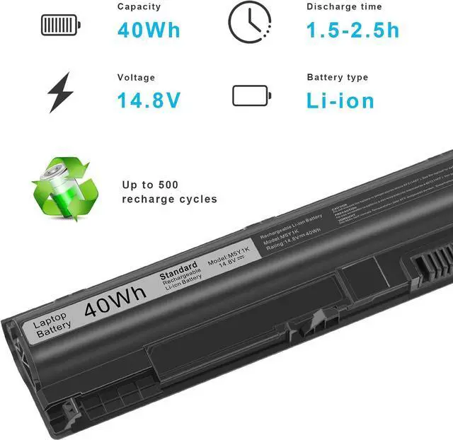 Alt view image 5 of 7 - TREE.NB M5Y1K 14.8V 40WH Battery for Dell Inspiron 14 15 17 5000 3000 Series 5559 5558 3551 3451 3558 5755 5756 5458 5759 5758 5759 GXVJ3 451-BBMG 453-BBBQ WKRJ2 VN3N0 HD4J0 P47F P51F