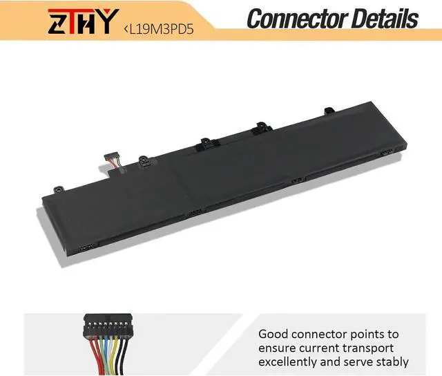 Alt view image 4 of 7 - ZTHY L19M3PD5 L19C3PD5 L19D3PD5 L19L3PD5 Laptop Battery Replacement for Lenovo ThinkPad E14 Gen 2 / E14 Gen 3 / E14 Gen 4 / E15 Gen 2 / E15 Gen 3 / E15 Gen 4 Series L20C3PD4 L20L3PD4 L20M3PD4 45Wh