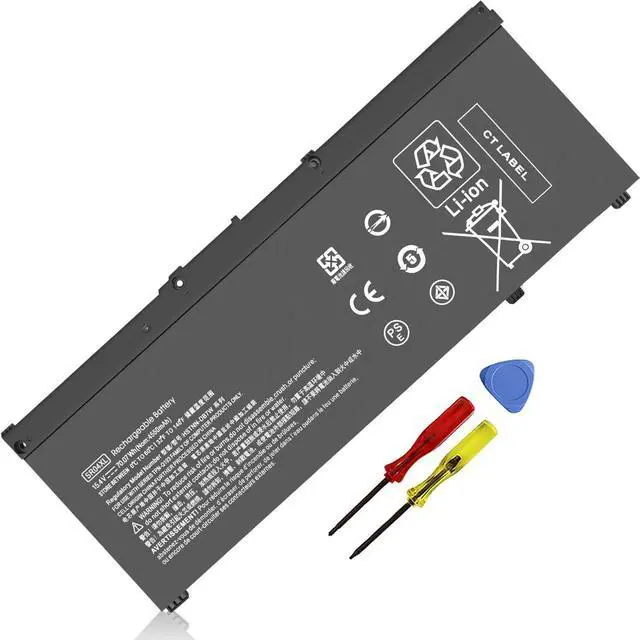 Main image of SR04XL SR03XL 917724-855 Battery for HP Omen 15 15-dc0xxx 15-dc1xxx 15-ce0xx 15-cb0xx Series 15-ce198wm 15-ce019dx 15-ce020a 15t-cb2000 15-dc0051nr 15-dc0020nr 15-dc1088nr 15-cb041nr 15-cx0056wm