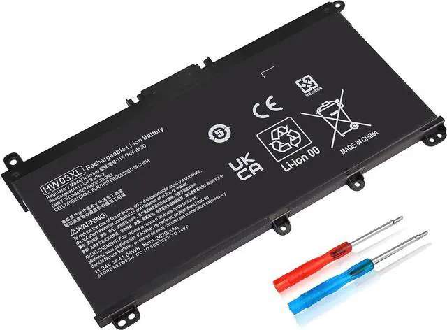 Alt view image 3 of 7 - HW03XL L97300-005 Battery Replacement hp 17 CP-XXX Laptop Battery Pavilion 15-EG 15-EH 17-CN 17-CP 15-eg0025nr 15-eg0073cl 15-eg0070wm 15-eh0050wm 17-cn0xxx 17-cn0023dx 17-cn0053cl L96887-421Batteries