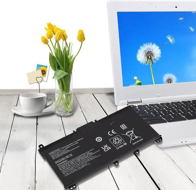 Alt view image 6 of 7 - HW03XL L97300-005 Battery Replacement hp 17 CP-XXX Laptop Battery Pavilion 15-EG 15-EH 17-CN 17-CP 15-eg0025nr 15-eg0073cl 15-eg0070wm 15-eh0050wm 17-cn0xxx 17-cn0023dx 17-cn0053cl L96887-421Batteries