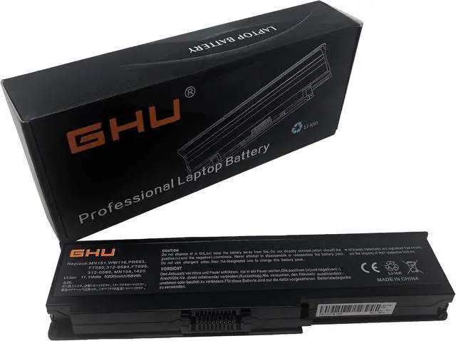 Main image of GHU Premium 58Wh Replacement WW116 for Dell Vostro 1400 1420 Battery UL Tested Dell Battery WW116, Long-Lasting, Can Be Reused 500 Times, Free Returns