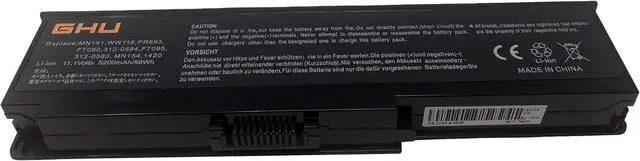 Alt view image 4 of 7 - GHU Premium 58Wh Replacement WW116 for Dell Vostro 1400 1420 Battery UL Tested Dell Battery WW116, Long-Lasting, Can Be Reused 500 Times, Free Returns