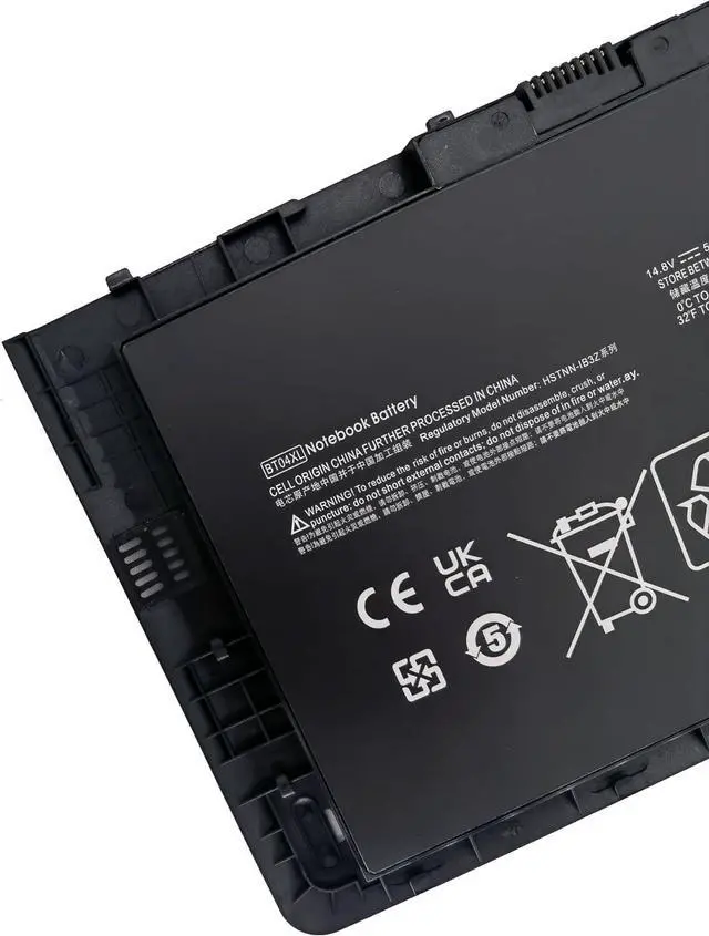 Alt view image 2 of 7 - 52Wh 14.8V laptop Battery BT04XLCompatibe with HP EliteBook Folio 9470 Series Laptop HSTNN-IB3Z HSTNN-I10C BT04 BA06 687517-1C1