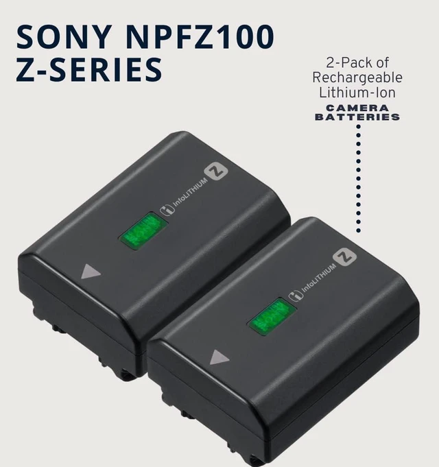 Alt view image 3 of 7 - NPFZ100 Z-Series Rechargeable Camera Battery Bundle