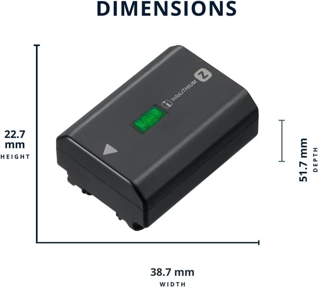 Alt view image 4 of 7 - NPFZ100 Z-Series Rechargeable Camera Battery Bundle