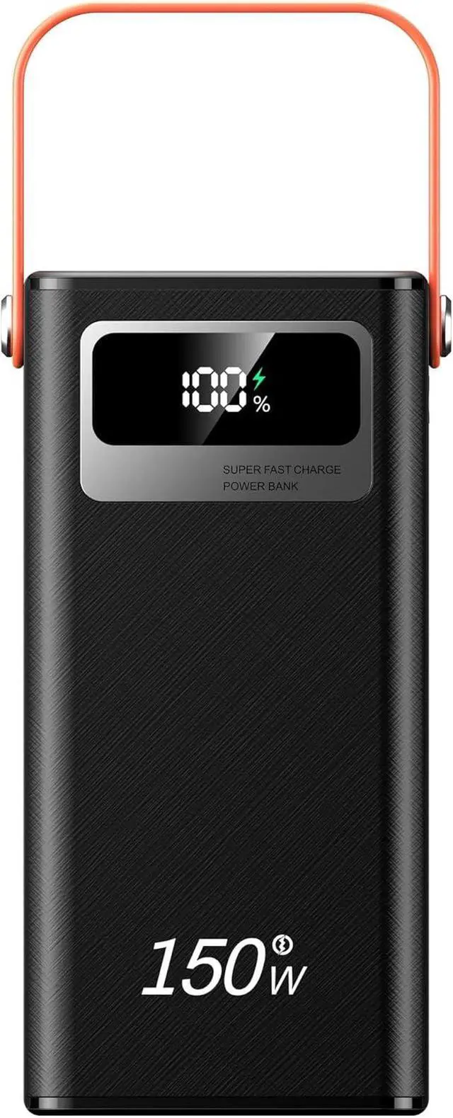 Alt view image 4 of 7 - 100000mah Power Bank, Fast Charging Portable Charger, with LED Light, with Built-in Cables, 4 Outputs & 3 Inputs, Rechargeable Portable Power Supply for Cell Phones, Random Color