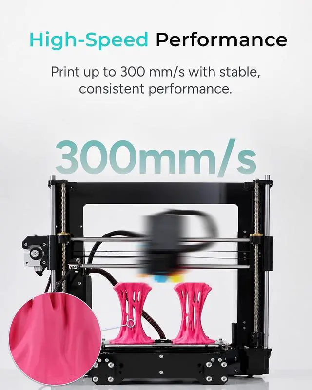 Alt view image 6 of 7 - Polymaker PLA Pro 3D Printing Filament Blue 1.75mm 1KG, High-Impact Tough PLA, Fast Printing up to 300mm/s, High Speed New Formula, Easy to Print on Most FDM Printers, No Enclosure Required