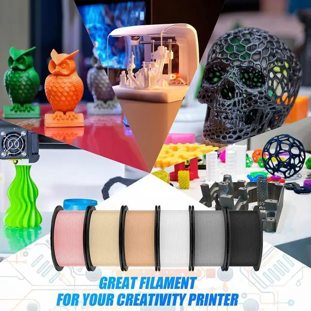 Alt view image 6 of 7 - Pangda 3D Printer Filament Pla Bundle 1.75mm Multicolor, ±0.02mm Dimensional Accuracy, 3D Printing Filament for DIY Projects, Holiday Crafts(1.5 kg,Boho Color)