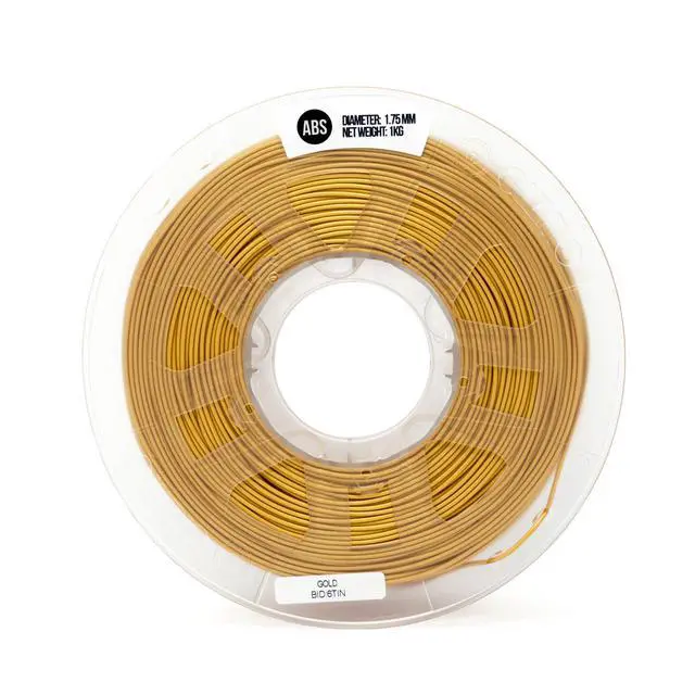 Alt view image 2 of 6 - Gizmo Dorks 1.75mm ABS Filament 1kg / 2.2lb for 3D Printers, Gold