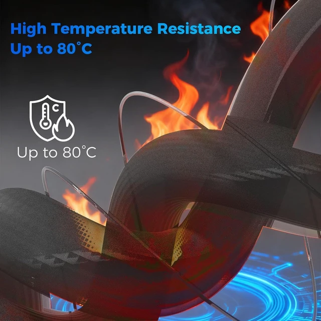 Alt view image 3 of 7 - IEMAI Carbon Fiber PETG Filament 1.75mm, PETG-CF Matte Black 1kg