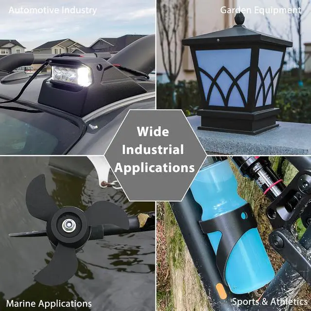 Alt view image 5 of 7 - ASA Filament 1.75mm, UV&Rain&Heat Resistant Durable 3D Printer Filament, No Warping, Non Odor & Fumes - Perfect for Outdoor Functional Mechanical Parts, Black Filament 1kg(2.2lbs) Spool