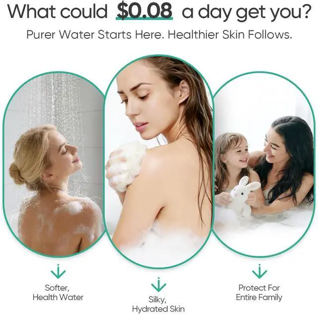 Alt view image 3 of 7 - Cobbe HD HEAVY DUTY High Output Shower Filter 99% REMOVAL Shower Head Filter for Hard Water, Heavy Metals, Chlorine and Harmful Substance, Improve your skin and hair - Oil Rubbed Bronze