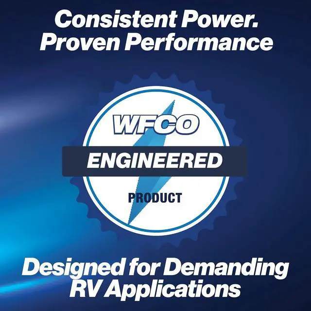Alt view image 6 of 7 - WFCO Genuine WF-9875-AD-CB RV Converter/Charger Deckmount 75Amp DC Output with Patented Auto Detect Technology Lead Acid Lithium Multi-Stage Charging