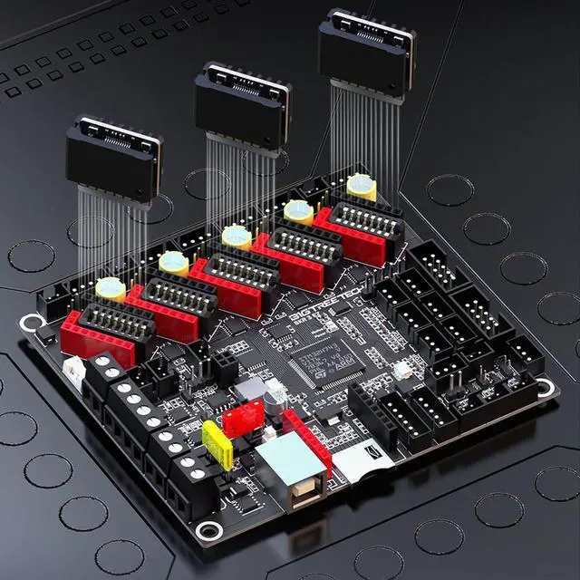 Alt view image 6 of 6 - BIGTREETECH SKR 3 EZ Control Board 32bit New Upgrade Silent Board Support EZ2209/ EZ5160/ EZ2130 Stepper Driver Compatible TFT Series Touch Screen, DIY for Most FDM 3D Printer (with 5PCS EZ2209)