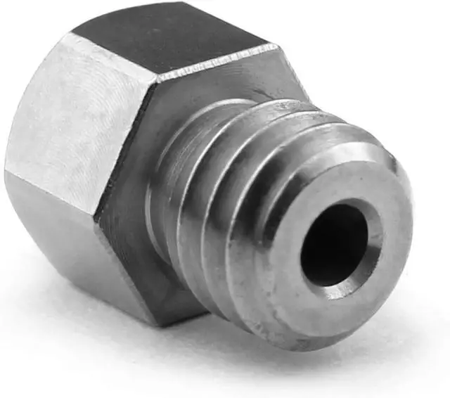 Alt view image 7 of 7 - Microswiss MK8 Brass Plated Wear Resistant Nozzle (MakerBot, CraftBot, Creality, CR10, Ender, Tevo Tornado) (Value Pack)