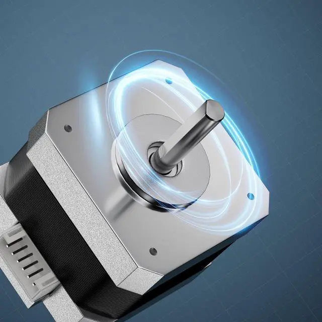 Alt view image 5 of 6 - ALadrs FDM 3D Printer Stepper Motor 42-40,2 Phases 1A 1.8 Degrees 0.4 N.M Stepper Motor 3D Printer Extruder, for Creality Ender-3 Series and CR-10 Series E-axis (42-40(2Pcs))