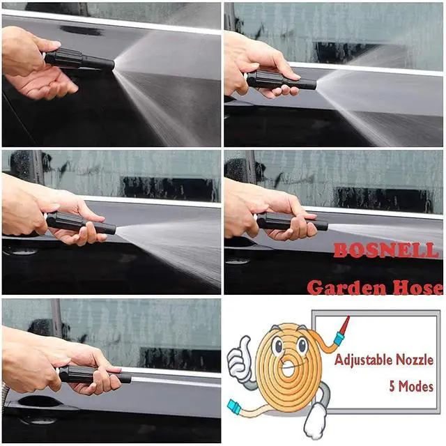 Alt view image 6 of 6 - Metal Garden Hose, Stainless Steel Water Hose with Nozzles, Ultra Flexible and Tangle Free(10FT)