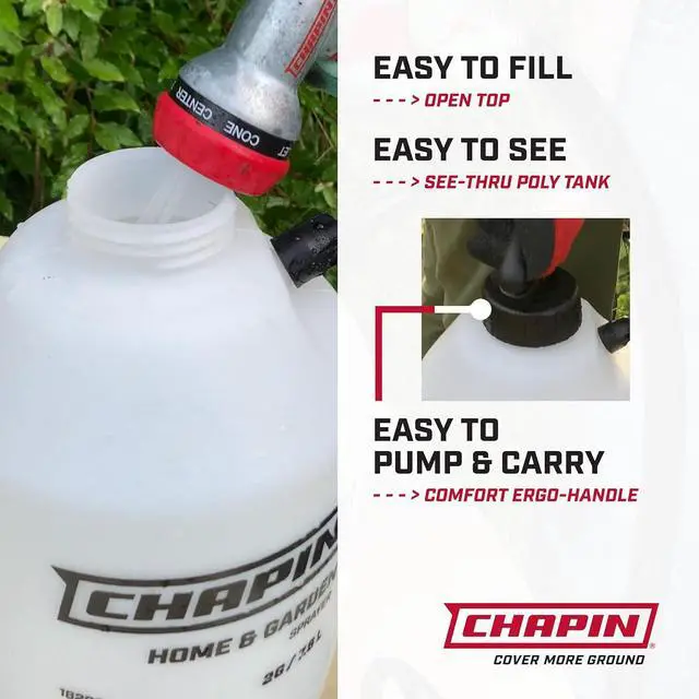 Alt view image 2 of 6 - Chapin 2-Gallon Pump Sprayer, Anti-Clog for Consistent Spray