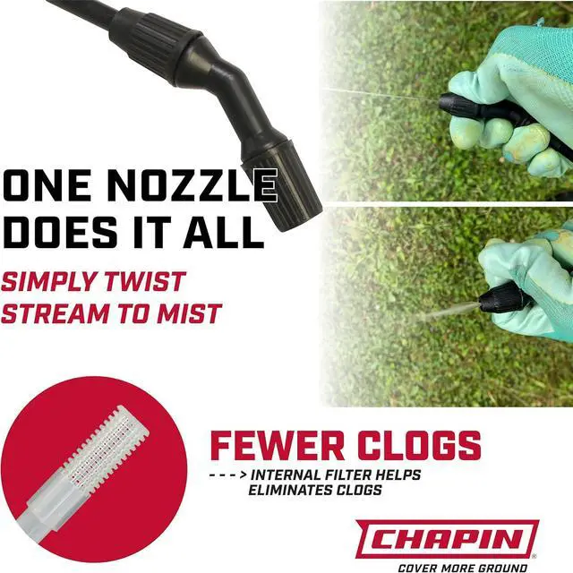 Alt view image 3 of 6 - Chapin 2-Gallon Pump Sprayer, Anti-Clog for Consistent Spray
