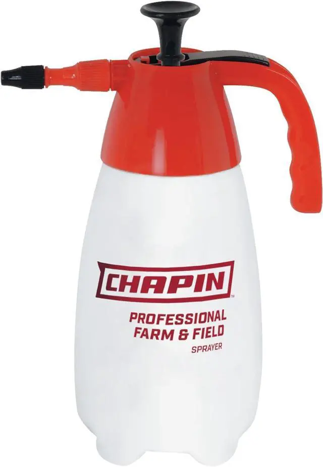 Main image of Chapin 1003 Made in USA 48 Ounce Farm and Field Hand Sprayer with Ergonomic Handle, Anti Clog Filter, Adjustable Nozzle, for Spraying Plants, Lawns, Weeds, Insects, Fertilizer, Translucent White
