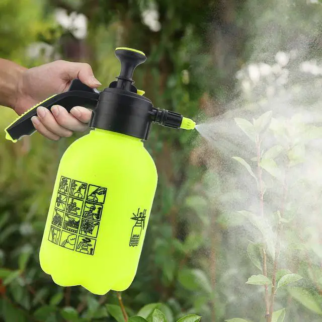 Alt view image 2 of 6 - Sunnyglade Hand Held Garden Sprayer Portable Lawn Pressure Pump Sprayer Adjustable Nozzle Manual 1/2 Gallon