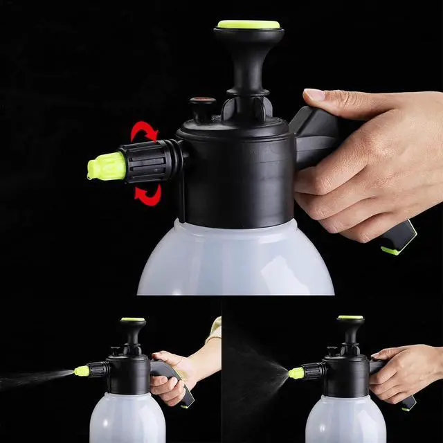 Alt view image 3 of 7 - 2 Pack 0.5 Gallon Hand held Garden Sprayer Pump Pressure Water Sprayers, Multi-Purpose Hand Sprayer for Lawn, Garden, Safety Valve Adjustable Nozzle