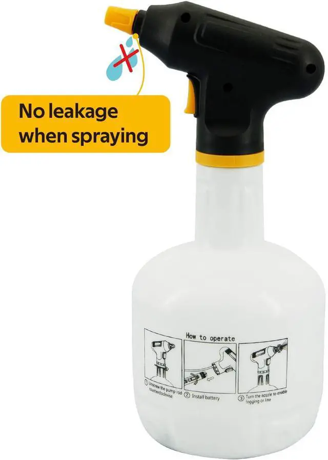 Alt view image 3 of 7 - Centurion 1575 Portable Quart Battery Sprayer, Lightweight Water Mister Spray Bottle with One Touch Spraying & 360º Adjustable Nozzle for Plant Moisturizing & Misting, Indoor/Outdoor Lawn & Gardening