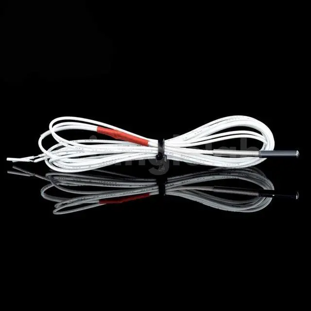 Alt view image 2 of 4 - 1piece 3D Printer 500 Thermistor T-D500 M3x15mm Cylindrical High Temperature Sensor 500 K500 Thermocouple Sensor Compatible with Volcano V6 Hotend PEI PEEK Nylon Carbon Fiber Printing