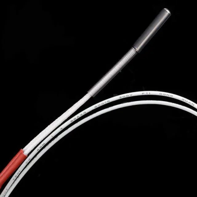 Alt view image 4 of 4 - 1piece 3D Printer 500 Thermistor T-D500 M3x15mm Cylindrical High Temperature Sensor 500 K500 Thermocouple Sensor Compatible with Volcano V6 Hotend PEI PEEK Nylon Carbon Fiber Printing