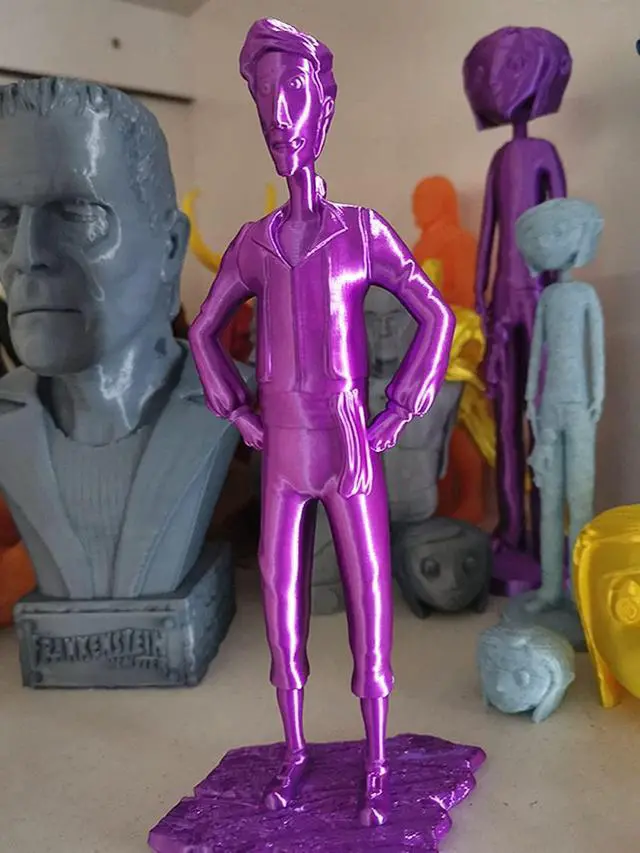 Alt view image 6 of 7 - eSUN Silk PLA 3D Printer Filament, Dimensional Accuracy +/- 0.03 mm, 1 kg Spool, 1.75 mm, Purple