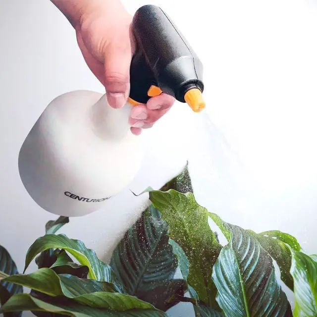 Alt view image 4 of 7 - Centurion 1575 Portable Quart Battery Sprayer, Lightweight Water Mister Spray Bottle with One Touch Spraying & 360º Adjustable Nozzle for Plant Moisturizing & Misting, Indoor/Outdoor Lawn & Gardening