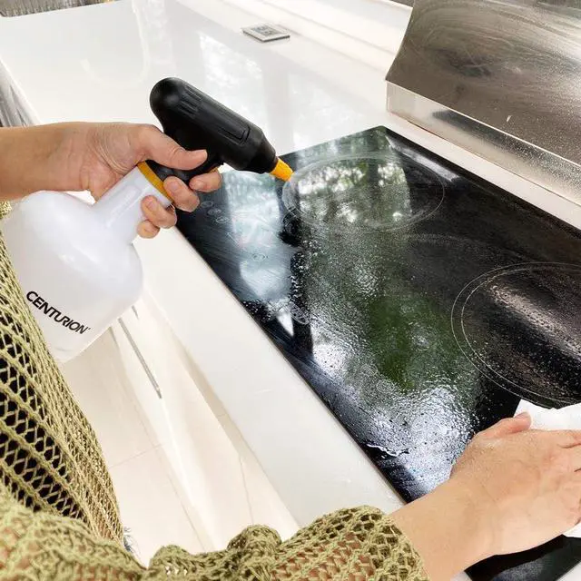 Alt view image 6 of 7 - Centurion 1575 Portable Quart Battery Sprayer, Lightweight Water Mister Spray Bottle with One Touch Spraying & 360º Adjustable Nozzle for Plant Moisturizing & Misting, Indoor/Outdoor Lawn & Gardening