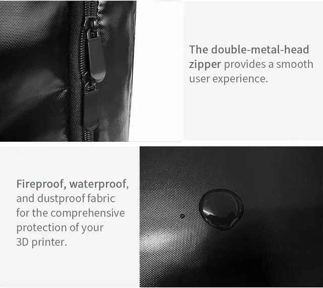 Alt view image 6 of 7 - 3D Printer Enclosure Constant Temperature Soundproof Dustproof Heating Tent with Light Compatible with Ender 3 v2 Cover Ender 3 Pro/Ender 3S / cr-10 / CR20 Pro Prusa i3 (Large)