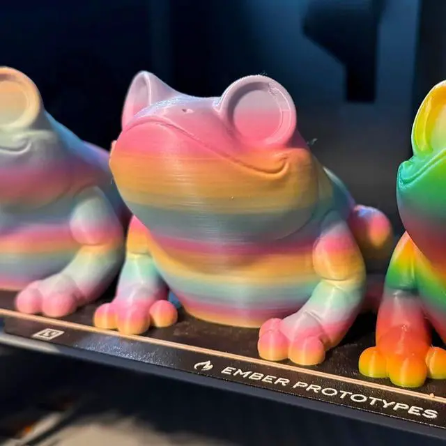 Alt view image 3 of 7 - Polymaker Panchroma Gradient Satin Rainbow 3D Printer PLA Filament 1.75mm, Multicolor 3D Printing PLA Filament, 1kg Spool (2.2lbs)