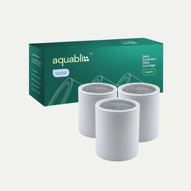 Alt view image 2 of 7 - AquaBliss Replacement Multi-Stage Shower Filter Cartridge - Longest Lasting High Output Universal Shower Filter Reduces Chlorine & Toxins in SF220 or SF100. 3-Pack (SFC220)
