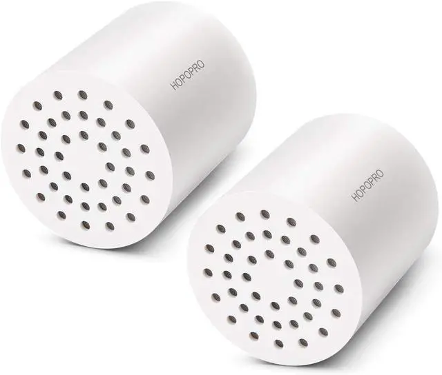 Main image of HOPOPRO NBC News Recommended Brand 18 Stages Shower Filter Replacement 2 Pack High Output Shower Filter Cartridge Replacement for Shower Systems Removing Chlorine Fluoride Heavy Metals