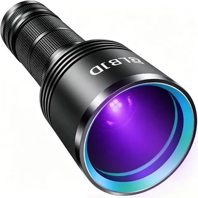 Main image of Black Light Flashlight, 365NM Rechargeable Filtered UV Flashlights with High Power Battery for pet Urine Detection, Resin Curing, Scorpions, Rocks Hunting, Car Leaks