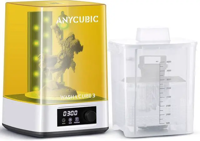Main image of ANYCUBIC Wash and Cure Machine 3.0, 2 in 1 UV Washing and Curing Station for ANYCUBIC Photon Mono 4 2 Mars Series LCD/DLP/SLA 3D Printer Models, with Twistable Gooseneck Light